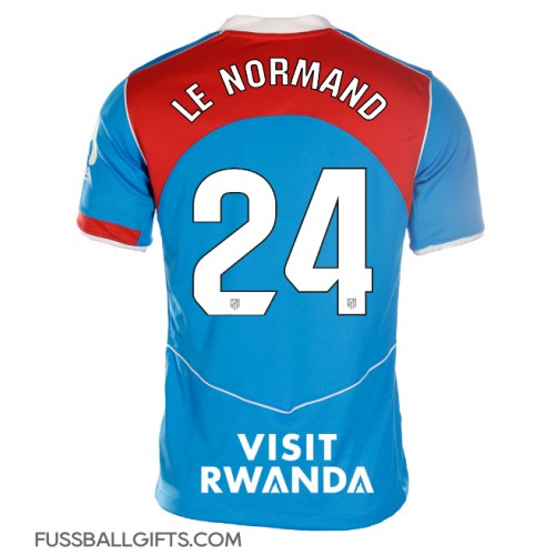 Atletico Madrid Robin Le Normand #24 Fußballbekleidung 3rd trikot Damen 2025-26 Kurzarm